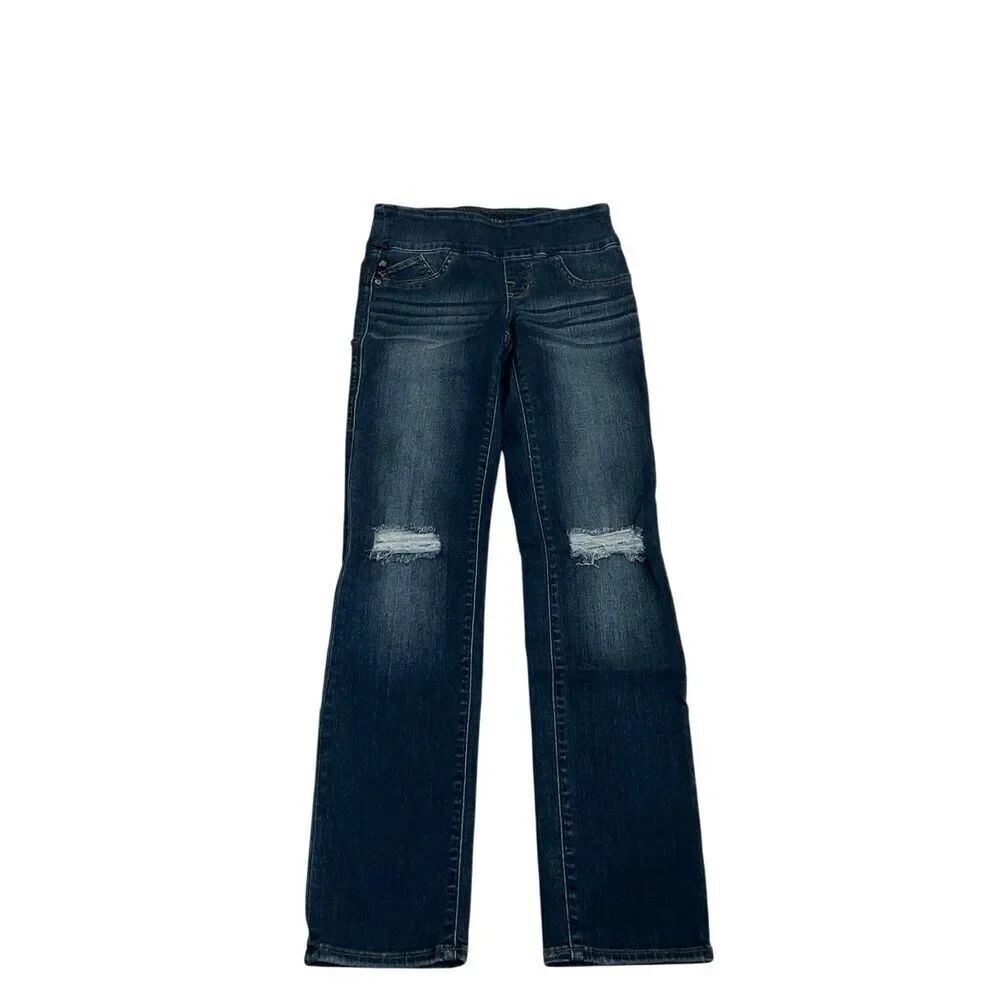 Rock & Republic Women's Denim Rx The Slimming Denim Cure Pull-on Jeans Blue Sz 2